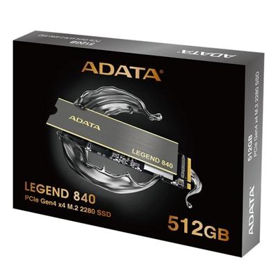 ADATA SSD LEGEND 840 512GB PCIe Gen4x4 NVMe 1.4 - Imagen 1