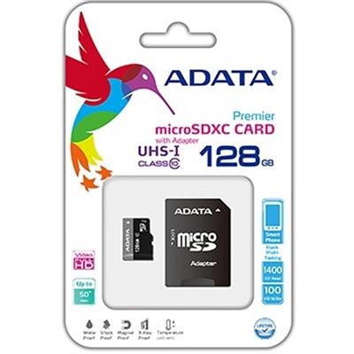 ADATA MicroSDHC 128GB UHS-I CLASS10 c/adapt - Imagen 1