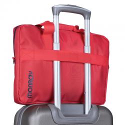 Monray maletín portátil 15,6"  bolsillo ext. rojo - Imagen 3