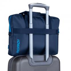 Monray gingerblue maletin 15.6 bolsillo azul" - Imagen 3