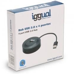 Iggual hub usb 2.0 x 4 puertos usbhubr2.0x4p - Imagen 4
