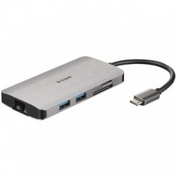 D-Link DUB-M810 Hub USB-C 8 en 1 HDMI/Eth/CardRead - Imagen 1