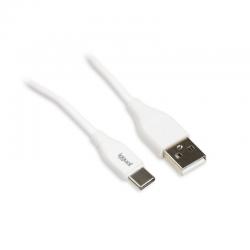 Iggual cable usb-a/usb-c 100 cm blanco q3.0 3a - Imagen 3