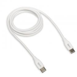 iggual Cable USB-C/USB-C 100 cm blanco Q3.0 3A - Imagen 1