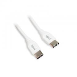Iggual cable usb-c/usb-c 100 cm blanco q3.0 3a - Imagen 3