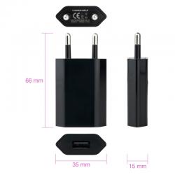 Nanocable mini cargador usb ipod /iphone 5v-1a neg - Imagen 4
