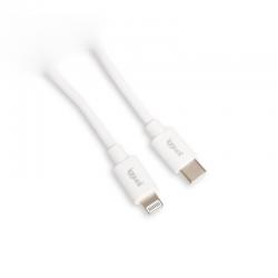 Iggual cable usb-c/lightning 100 cm blanco q3.0 3a - Imagen 3