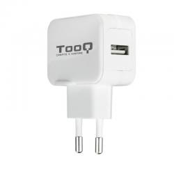 Tooq TQWC-1S01WT Cargador de pared 1 USB, Blanco - Imagen 1