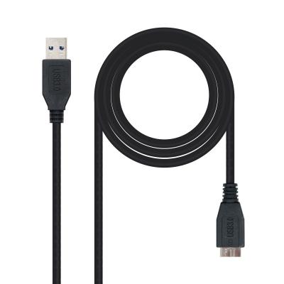Cable USB 3.0 Tipo A/macho-Micro Usb/ B macho 1 m - Imagen 1
