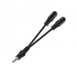 Nanocable cable audio estéreo 2jack 3.5h jack 3.5m - Imagen 3