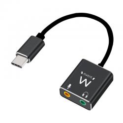 Ewent cable adaptador de audio usb tipo c/ jack - Imagen 2