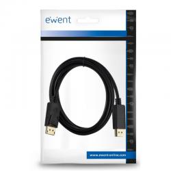 Ewent cable displayport 4k @ 60hz, a/a awg28, 3mt - Imagen 3