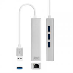 Conversor USB3.0 Ethernet +3xUSB 3.0 - Imagen 1