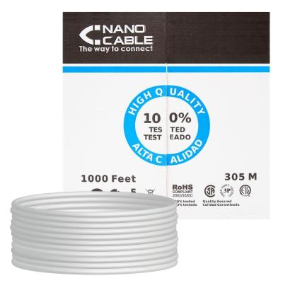 Nanocable Bobina  RJ45 CAT5E UTP Flexible 305Mts - Imagen 1