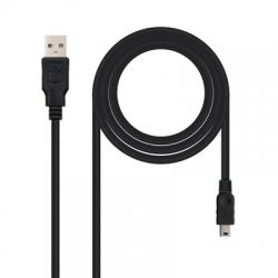 Cable USB 2.0 A/M-MINI USB 5p/M  3 m - Imagen 1