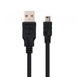 Nanocable cable usb 2.0, a/m-mini b/m, negro, 0.5m - Imagen 3