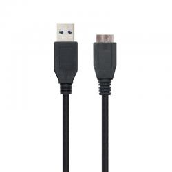 Ewent Cable USB 3.0  "A" M > Micro "B" M 1.8m - Imagen 1