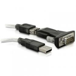 Delock Adaptador USB 2.0 - Serie DB9 con cable - Imagen 1