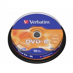 Verbatim dvd-r 4.7gb 16x tarrina 10uds - Imagen 2