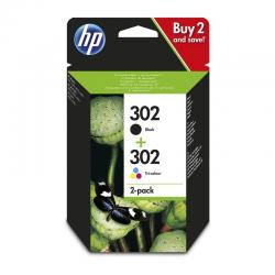 HP Cartucho Multipack 302 Negro+ Color - Imagen 1