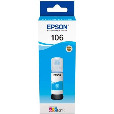 Epson Botella Tinta Ecotank 106 Cyan 70ml - Imagen 1