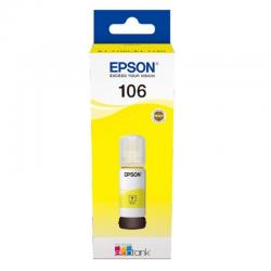 Epson Botella Tinta Ecotank 106 Amarillo 70ml - Imagen 1