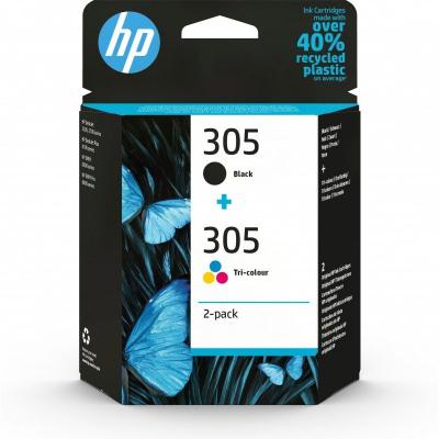HP Cartucho Multipack 305 Negro+Color - Imagen 1