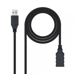Cable USB 3.0 Tipo A/M-A/H Negro 1.0 m - Imagen 1