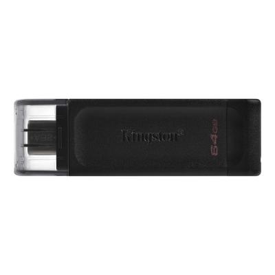 Kingston DataTraveler DT70 64GB USB C 3.2  Negro - Imagen 1