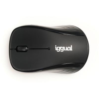 iggual Ratón inalámbrico WOM-BASIC-1600DPI negro - Imagen 1