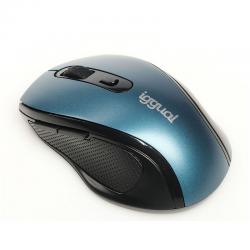 Iggual ratón inalámbrico ergonomic-m-1600dpi azul - Imagen 2