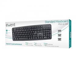 Ewent teclado slim usb-ps2 ew3109 negro - Imagen 4