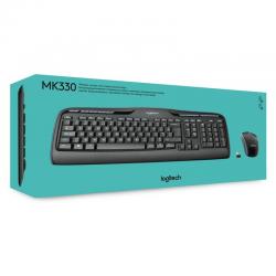 Logitech teclado+ ratón mk330 usb negro - Imagen 5