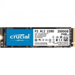 Crucial CT2000P2SSD8 P2 SSD 2000GB  NVMe PCIe - Imagen 1
