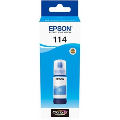 Epson Botella Tinta Ecotank 114 Cyan 70ml - Imagen 1