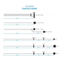 Tooq fuente alimentación tqapolo-600sp 600w - Imagen 4