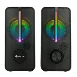 NGS Altavoces GAMING RGB 12W USB GSX-150 - Imagen 1