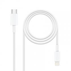 Nanocable Cable Lightning a USB-C 1 metro - Imagen 1