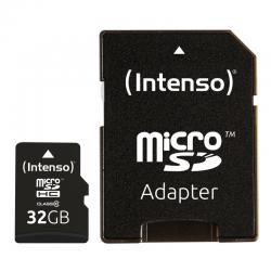 Intenso 3413480 Micro SD clase 10 32GB c/adapt - Imagen 1