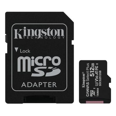 Kingston SDCS2/512GB microSD XC clase 10 512GB c/a - Imagen 1
