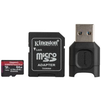 Kingston MLPMR2 microSDXC UHS-II 64GB c/a - Imagen 1