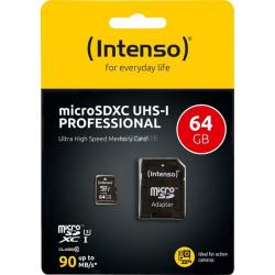 Intenso 3433490 Micro SD UHS-I profesiona 64GB - Imagen 1