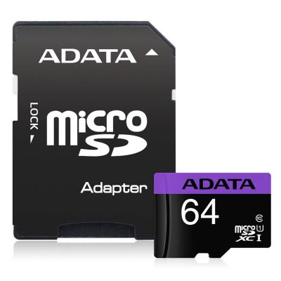 ADATA MicroSDHC 64GB UHS-I CLASS10 c/adapt - Imagen 1
