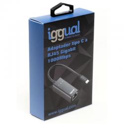 Iggual adaptador tipo c a rj45 gigabit 1000mbps - Imagen 3
