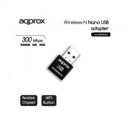 Approx appusb300nav2 tarjeta red wifi n300 nano us - Imagen 3
