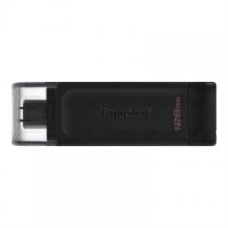 Kingston DataTraveler DT70 128GB USB C 3.2  Negro - Imagen 1