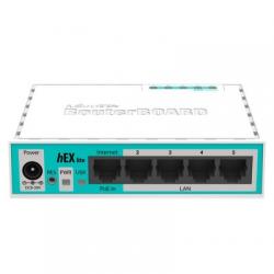 Mikrotik rb750r2 hex lite router 5x10/100 l4 - Imagen 3
