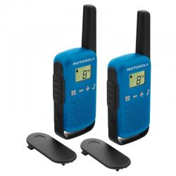 Motorola t42 walkie talkie 4km 16ch azul duo - Imagen 2