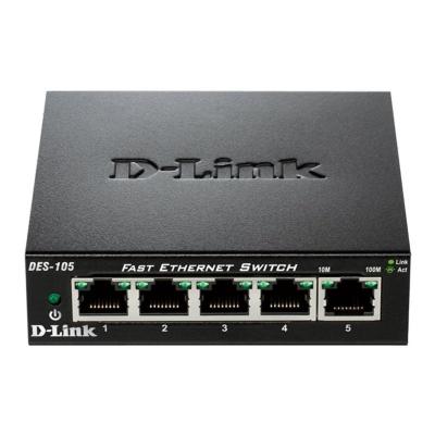 D-Link DES-105 Switch Switch 5x10/100Mbps Metal - Imagen 1