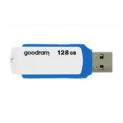 Goodram uco2 lápiz usb 128gb usb 2.0 azul/blanco
